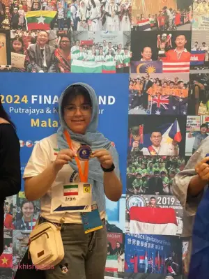 کسب مدال برنز المپیاد ریاضی جهان توسط نهال نشاطی